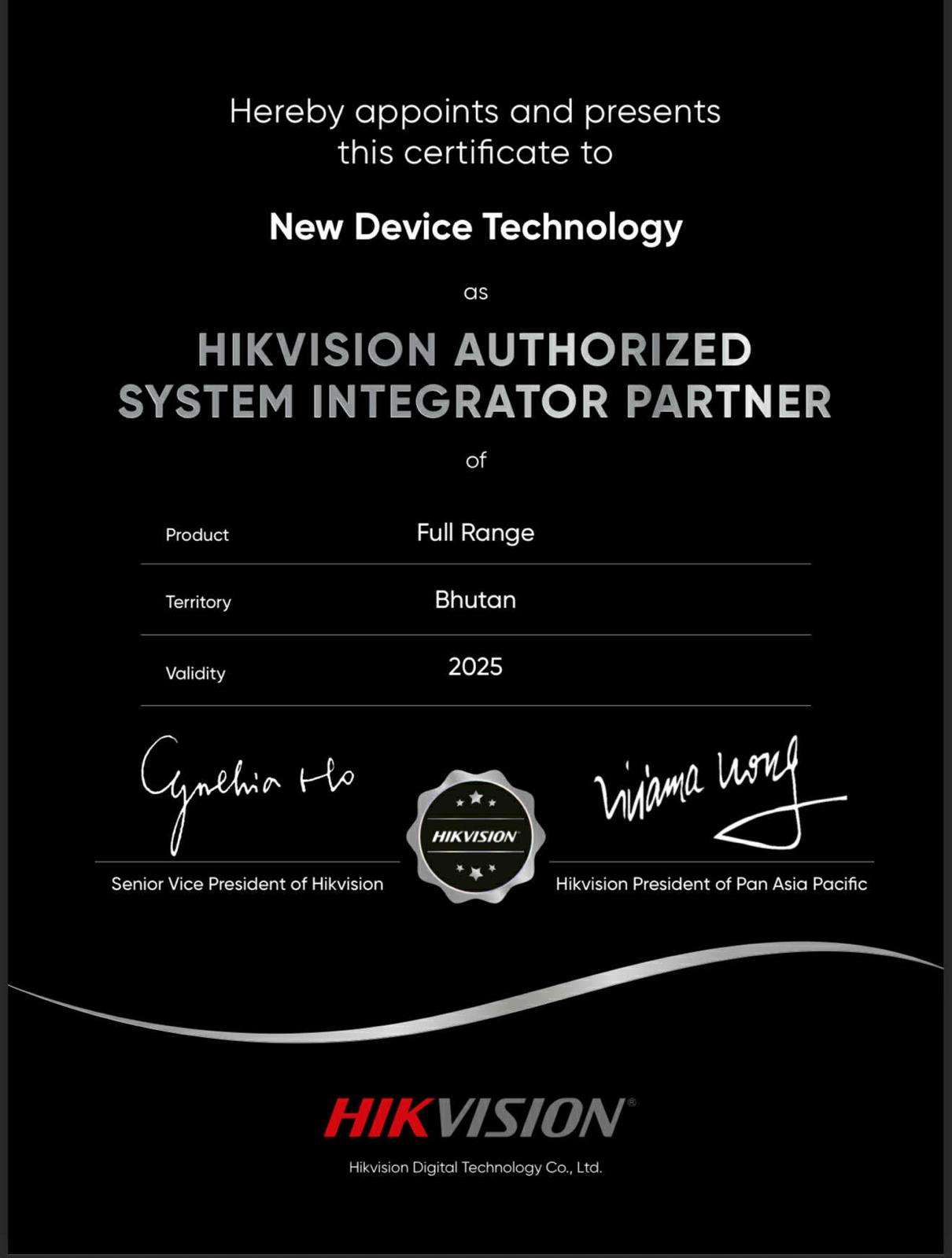 Hikvision Authorized Partner